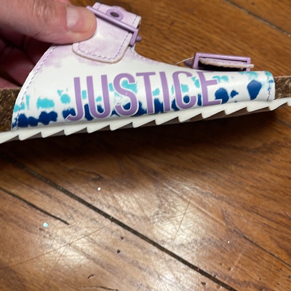 2 Pairs of Summer Shoes From Justice - Girls Size 2 Sandals - Picture 4 of 7